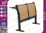 Custom Aluminum Alloy Folding Lecture Hall Seating With Writing Pad