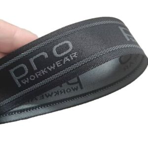 Garment Waistbands Customized Durable Polyester Webbing Premium 30mm Jacquard