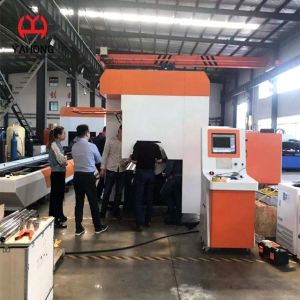 Fast Speed Fiber Laser Pipe Cutting Machine 300mm Rounde Diameter Easy Maintain