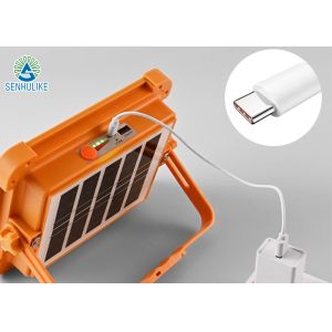Camping Emergency Outdoor Solar LED Floodlight Compact Portable