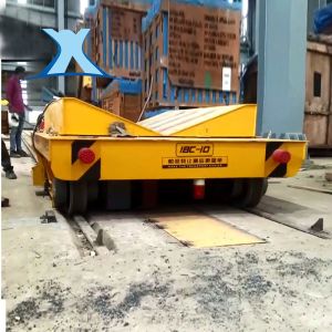 30t Heavy Load Transfer Cart Customization Color Bogie Rail Material Handling