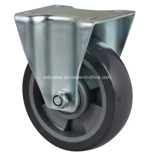 Customized Request Medium 5 200kg Rigid PU Caster 6405-76 Without Brake Customization
