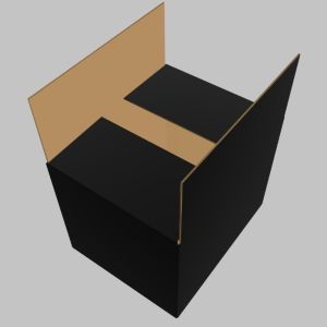 Custom Black Corrugated Shipping Boxes 3 5 7 Layer Heavy Duty