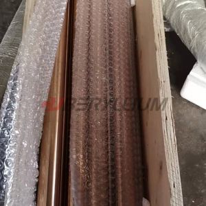China Beryllium Copper Rod C17200 (Alloy 25) Length 1000mm ASTM B196 on sale