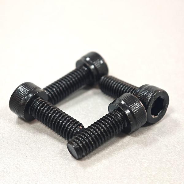 Quality Plain Finish Black Zinc Knurled Socket Head Cap Screws with HEX Head Style wholesale