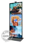 70 Inch Full Screen Displaying IR Touch Screen LCD Stretched Kiosk With Camera