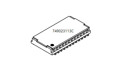 Quality 749023113C 10/100/1000BASE-T LAN SMT Transformer With PoE wholesale