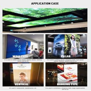 Free Standing Advertising Backlit LED Light Box With Built - In High Power