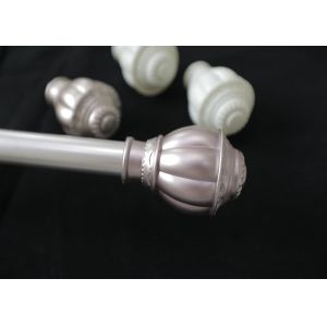 China Plastic Pumpkin Shaped	28mm Curtain Pole Finials on sale