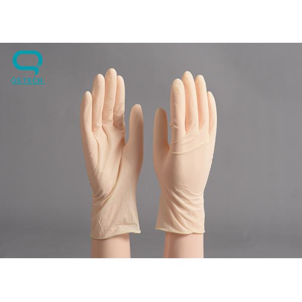 Quality 100% Natural Latex Material Cleanroom Gloves Micro Textured Surface wholesale