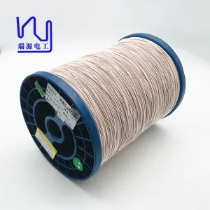 UEW Insulation Ustc Litz Wire For Applications 20 Strands 0.1mm Single Wire