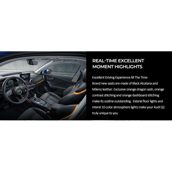 136Ps Audi Q2L-Etron Long Range SUV Electric Left Steering 5-Seater SUV Made In China Ship To Worldwide