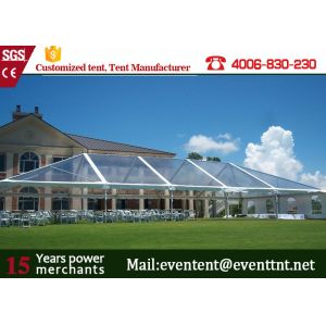 15 Meter large clear transparent wedding Tent Custom For Conference - 30 ℃ To +
