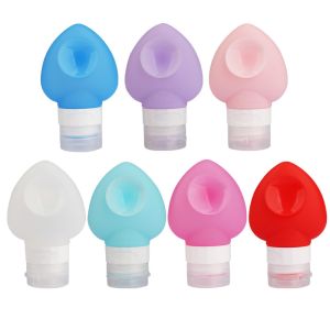 78ml Refillable Silicone Travel Bottles Squeezable With Sucker