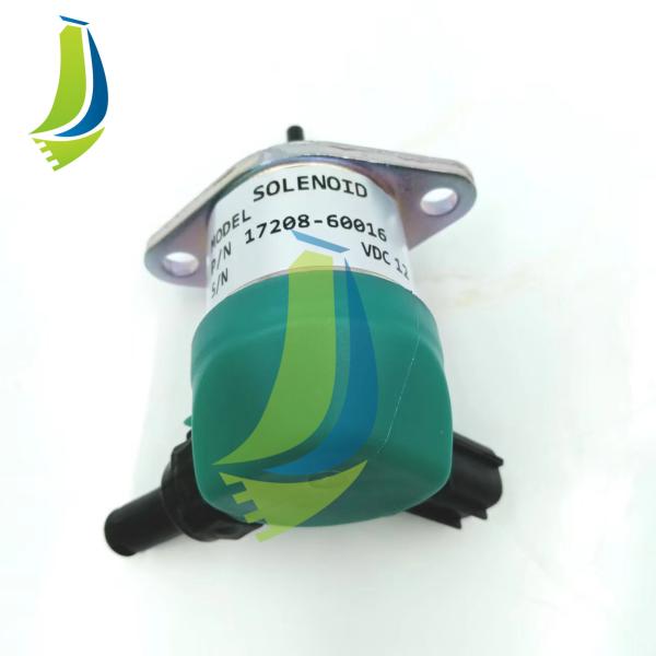 Quality 17208-60016 Spare Parts Stop Solenoid Valve Flameout Solenoid 1720860016 For V1505 Tractor wholesale