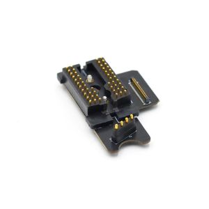 China 52pin Pogo Pin Connector Gold Plating Spring Loaded Connector With PA9T Housing on sale