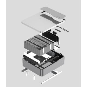 Home Solar Storage Battery With BMS Protection Stackable Design