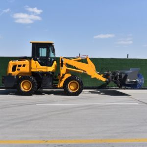 Cheap Front Mounted Snow Sweeper Loader Machine Efficient Multiple Models for sale