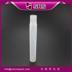 plastic empty and promotion bottles ,30ml spray pump wholesale perfume bottles