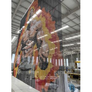 Creative Decorative Aluminum Chain Curtain for Furniture and Art Installation,