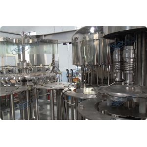 8000BPH Liquid Bottle Filling Machine 3 in 1 Rinsing Filling Capping Machine