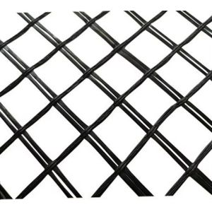 25.4x25.4mm Fiberglass Bitumen Geogrid Asphalt Reinforcement For Road Pavement