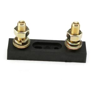 M10 Screw Stud Terminals ANL Bakelite Car Audio Fuse Holder Block Base for Heavy