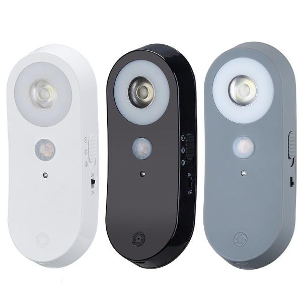 4000K 400mAH USB Rechargeable Motion Sensor Light / Rechargeable Flashlight