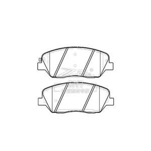 China Kia Borrego V6 V8 2009-2010 Ceramic Disc Brake Pad Set D1385 58101-2JA00  Front on sale