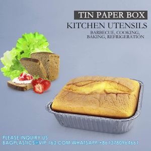 12.5inX10in/32X26cm Disposable Rectangle Large Aluminum Foil Trays Containers