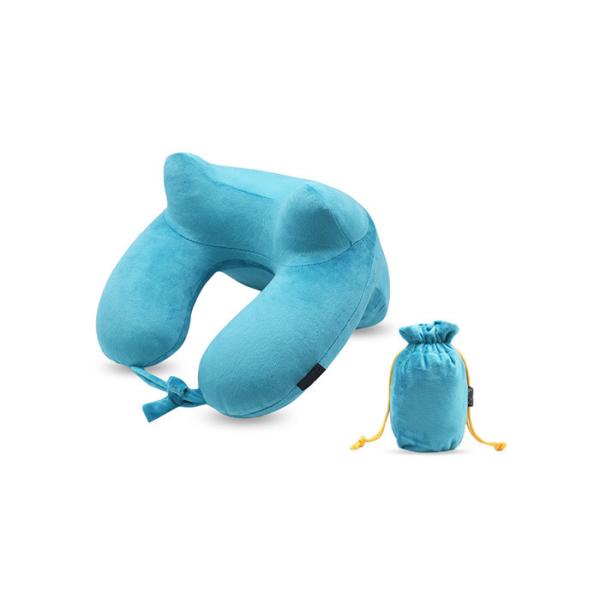 Quality Soft Inflatable Neck Pillow , Inflatable Travel Neck Support CGS Certification wholesale