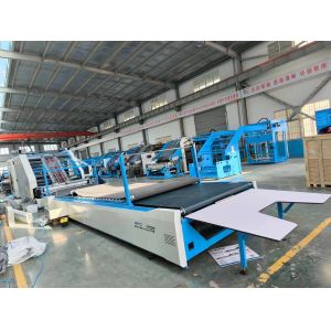 China Lead Edge Feeding Multifunctional Rack Sheet To Sheet 5 Ply Servo Laminating Machine 160m/Min High Speed on sale