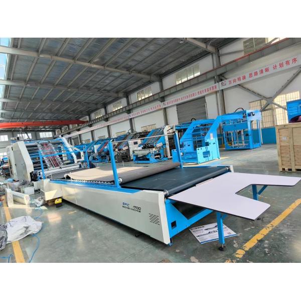 Quality Lead Edge Feeding Multifunctional Rack Sheet To Sheet 5 Ply Servo Laminating Machine 160m/Min High Speed wholesale