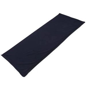 Fashionable Solid Color Fleece Sleeping Bag Liner Envelope Shape