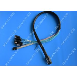 Cheap 50cm SFF-8087 to 4x SATA - Internal Mini SAS to SATA Reverse Cable for sale