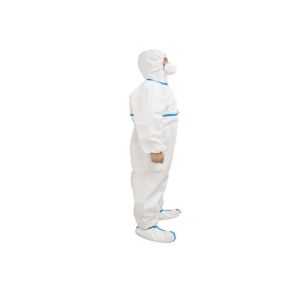China FDA CE Sterile Disposable Chemical Suit , Waterproof Disposable Coveralls on sale