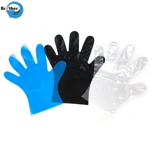 Disposable PVC Gloves for Ladies Handmade PE Material for Household Use