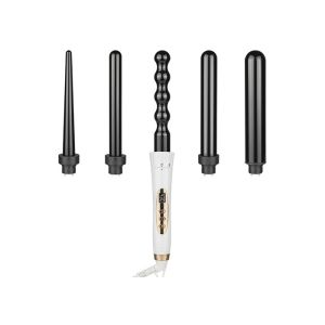 Professional Interchangeable Ceramic Curler Set 5 in 1 49W