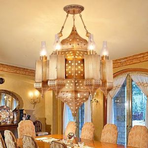 Custom Pure Copper Light Chandelier With 50000 Hours Lifespan