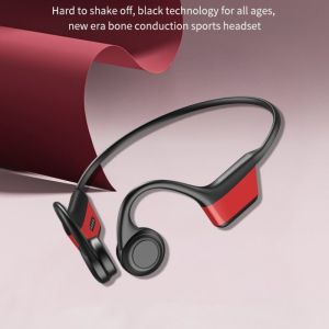 16 Hours Bone Conduction Headphones Bluetooth Computer Headsets Noise Canceling