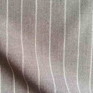 Cheap Polyester Rayon 4 Way Spandex Fabric in Stripe Pattern for Suits for sale