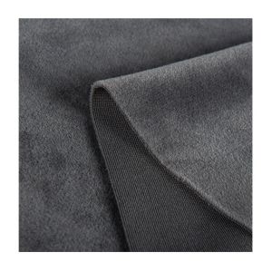 Plain Style 100% Polyester Short Fur Fabric for Home Textile Cushion and Jackets