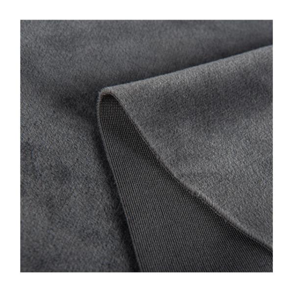 Plain Style 100% Polyester Short Fur Fabric for Home Textile Cushion and Jackets
