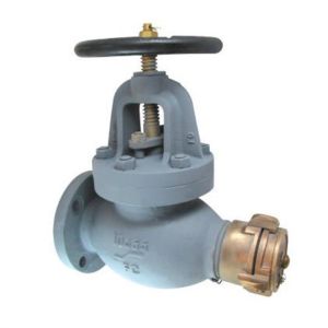China Jis F7305 5k  Flanged Cast Iron Marine Stop Valve 50A-600A Normal Temperature on sale