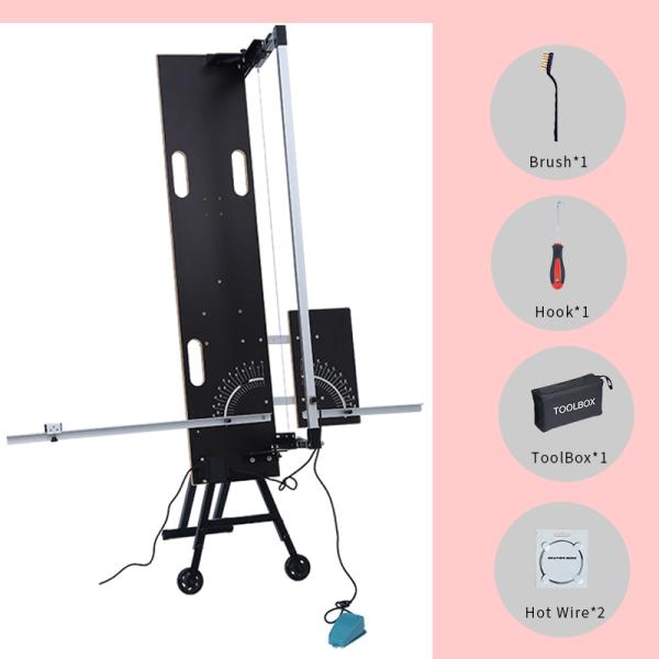 Multifunctional Hot Wire Cutting Machine Double Table 57''