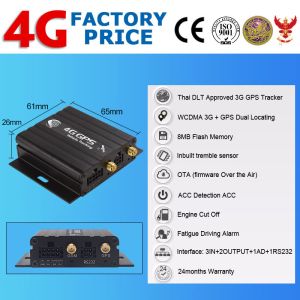 9V 500mAh Battery Cut Off Car Gsm 4G GPS Tracker Digital Input