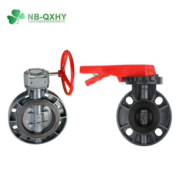 Quality Flange Connection PVC Valve for Water Supply Manual Control and Customized Request wholesale