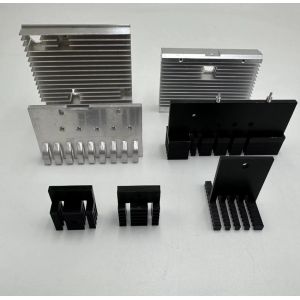 Zinc Plated CNC Aluminum Heatsink Profile Custom For Motor Display