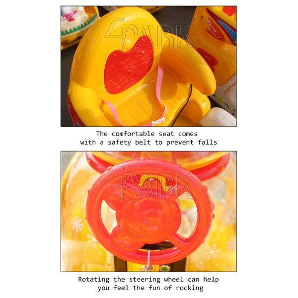 Entertainment Claw Doll Crane Game Machine With Colorful Lights Inside