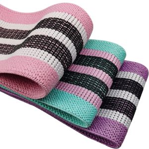 8cm Width 50lbs Workout Fabric Resistance Bands Textile BSCI